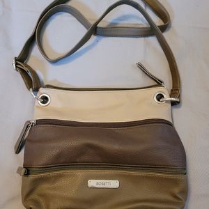 Rosetti Tricolor Crossbody Purse